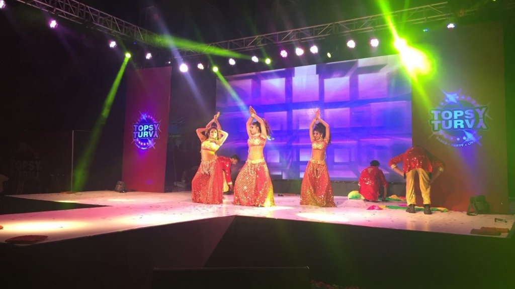 Dance performance on stage
